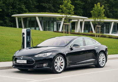Electric vehicle from the Autolux fleet